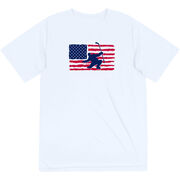 Hockey Short Sleeve Performance Tee - Hockey Land That We Love