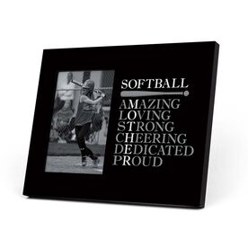 Softball Photo Frame - Mother Words