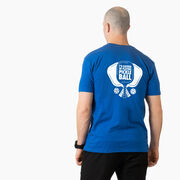 Pickleball Short Sleeve T-Shirt - I'd Rather Be Playing Pickleball (Back Design)