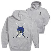 Hockey Hooded Sweatshirt - Chill to the Bone (Back Design)