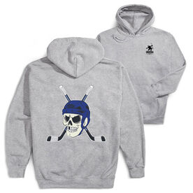 Hockey Hooded Sweatshirt - Chill to the Bone (Back Design)