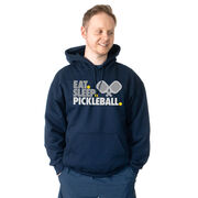 Pickleball Hooded Sweatshirt - Eat. Sleep. Pickleball