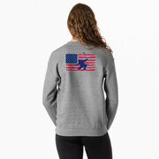 Hockey Crewneck Sweatshirt - Hockey Land That We Love (Back Design)