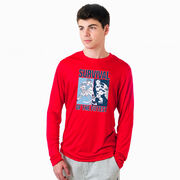 Hockey Long Sleeve Performance Tee - Survival of the Fittest