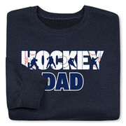Hockey Crewneck Sweatshirt - Hockey Dad Life