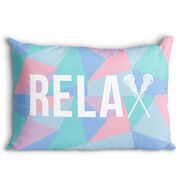 Girls Lacrosse Pillowcase - Relax