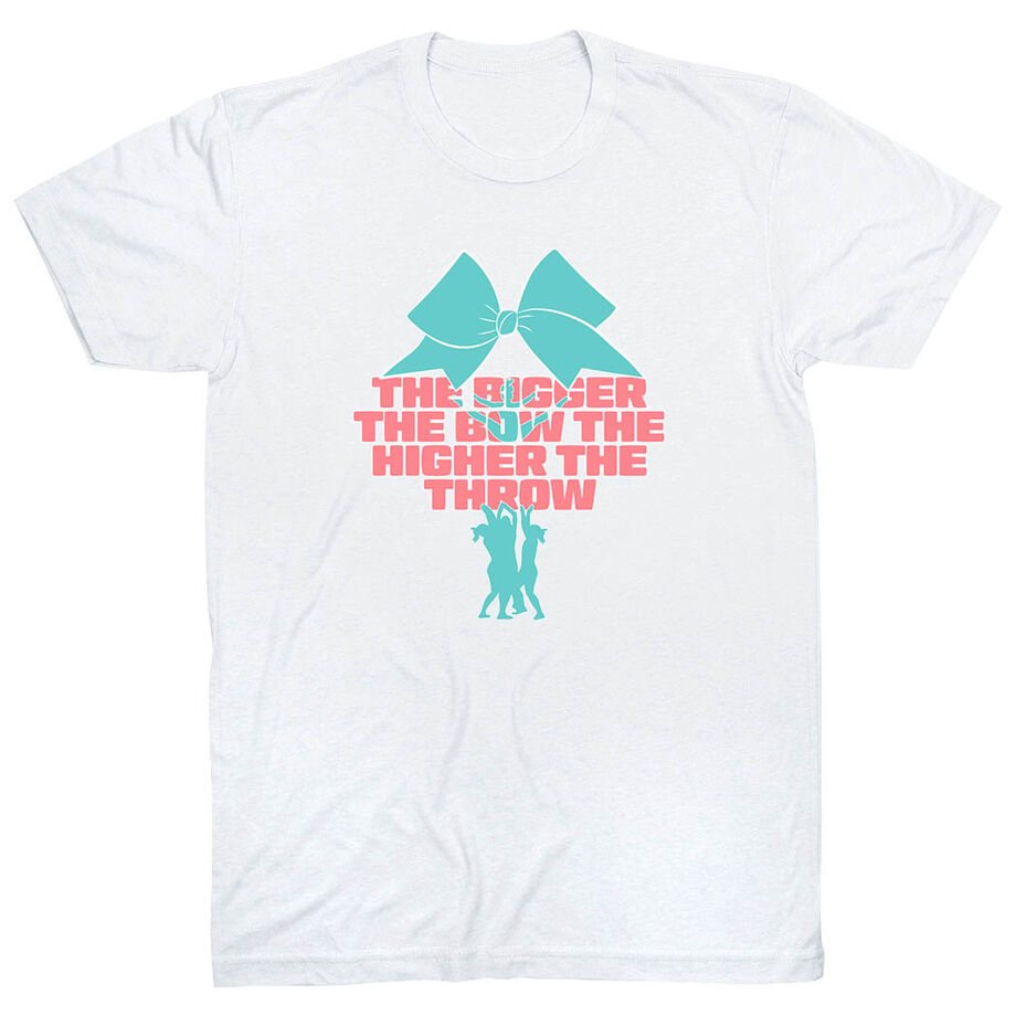 Cheerleading Short Sleeve T-Shirt - The Bigger the Bow