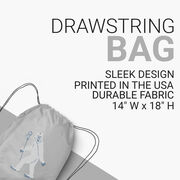 Guys Lacrosse Drawstring Backpack - Yeti