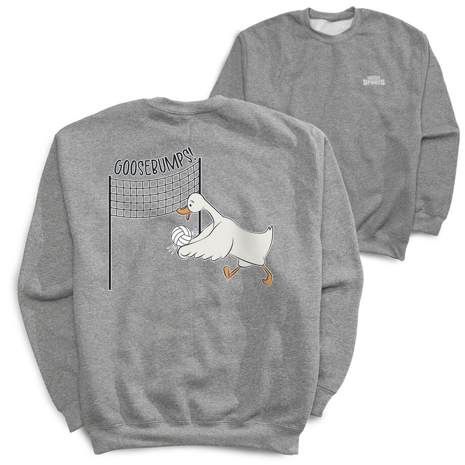 Volleyball Crewneck Sweatshirt - Goosebumps (Back Design)