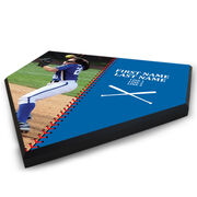 Softball Home Plate Plaque - Player Photo Stitch