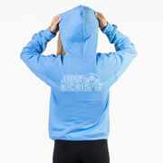 Soccer Hooded Sweatshirt - Just Kickin' It (Back Design)