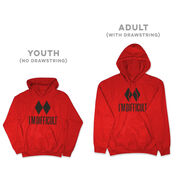 Skiing Hooded Sweatshirt - I'm Difficult