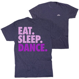 Dance Short Sleeve T-Shirt - Eat Sleep Dance (Back Design)