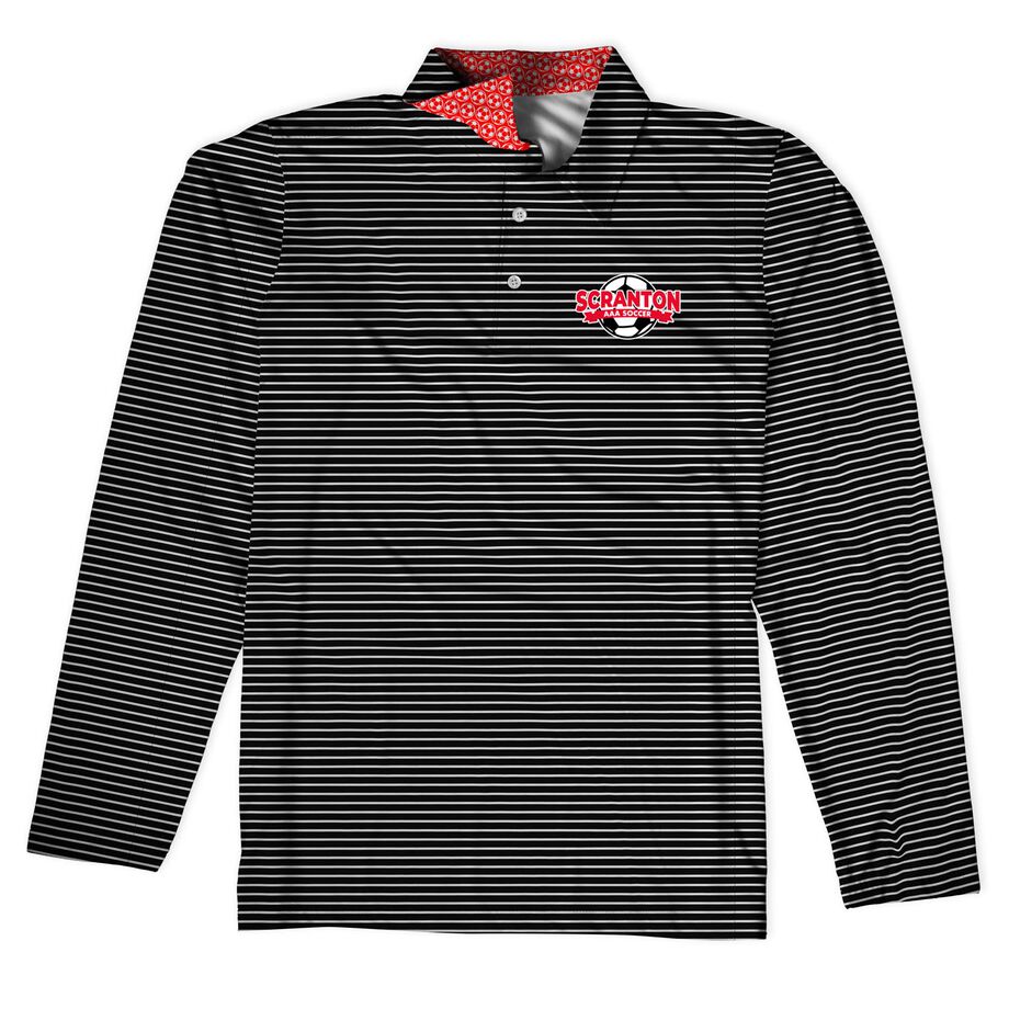 Custom Team Long Sleeve Polo -  Soccer