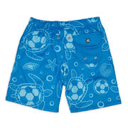 Soccer Swim Trunks - Seaside