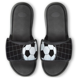 Soccer Repwell&reg; Slide Sandals - Ball Reflected