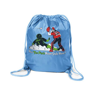 Baseball Drawstring Backpack - How The Pinch Stole Home