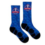 Custom Team Graphic Flex Mid-Calf Socks - Girls Lacrosse