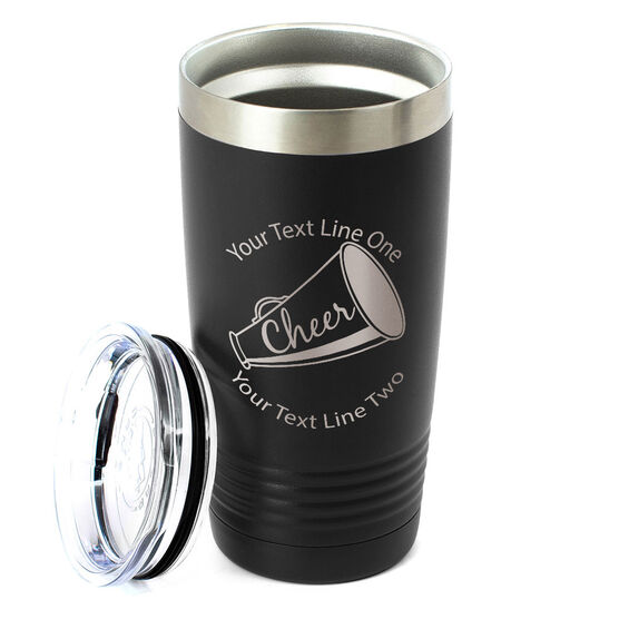 Cheerleading 20 oz. Double Insulated Tumbler - Megaphone Icon