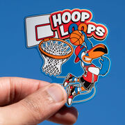 Basketball Sticker - Hoop Loops