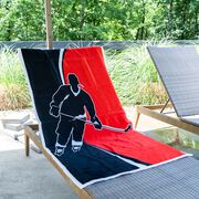 Hockey Premium Beach Towel - Player