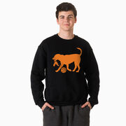 Basketball Crewneck Sweatshirt - Baxter The Basketball Dog