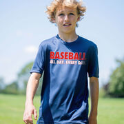 Baseball Short Sleeve Performance Tee - Baseball All Day Everyday