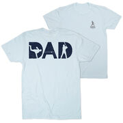 Baseball Short Sleeve T-Shirt - Baseball Dad Silhouette (Back Design)