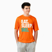 Skiing & Snowboarding Short Sleeve Performance Tee - Eat. Sleep. Ski.