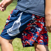 Lacrosse Beckett™ Shorts - Patriotic Digital Camo