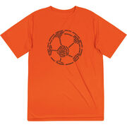 Soccer Short Sleeve Performance Tee - Soccer Words