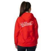 Pickleball Hooded Sweatshirt - Kind Of A Big Dill (Back Design)