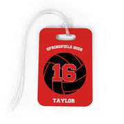Volleyball Bag/Luggage Tag - Personalized Volleyball Team