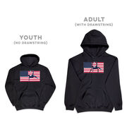 Soccer Hooded Sweatshirt - Patriotic Soccer