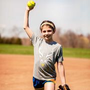 Softball Short Sleeve T-Shirt - Reindeer