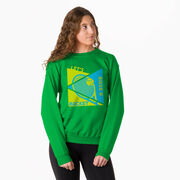 Tennis Crewneck Sweatshirt - Let's Raise A Racket