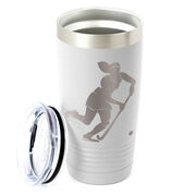 Field Hockey 20 oz. Double Insulated Tumbler - Silhouette