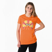 Girls Lacrosse Women's Everyday Tee - Goofy Turkey Player