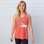 Volleyball Flowy Racerback Tank Top - Goosebumps