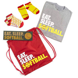 Softball Swag Bagz - Eat. Sleep. Softball