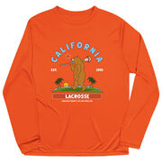 Guys Lacrosse Long Sleeve Performance Tee - California Lacrosse