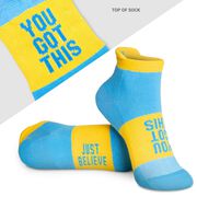 Socrates&reg; Woven Performance Sock - You Got This