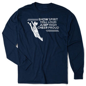 Cheerleading Tshirt Long Sleeve - Cheer Proud