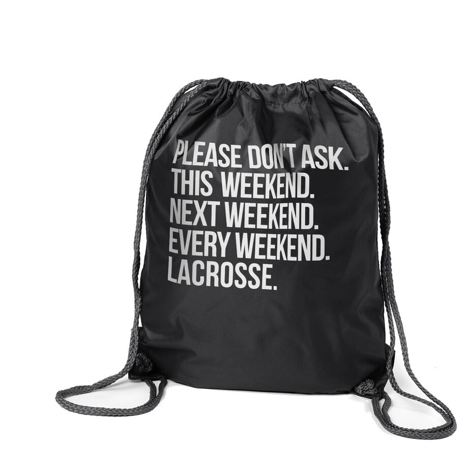 Lacrosse Sport Pack Cinch Sack - All Weekend Lacrosse