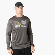Pickleball Long Sleeve Performance Tee - Eat. Sleep. Pickleball