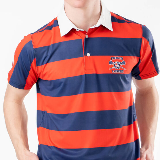 Custom Team Short Sleeve Polo Shirt - Guys Lacrosse Old School