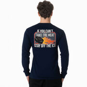 Hockey Tshirt Long Sleeve - If You Can't Take the Heat (Back Design)
