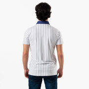 Baseball Short Sleeve Polo Shirt - Pinstripes Baseball