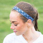 Tennis Juliband Non-Slip Headband - Tossed Racquet Navy