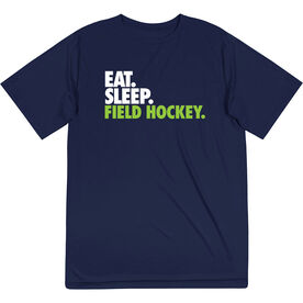 Field Hockey Short Sleeve Performance Tee - Eat. Sleep. Field Hockey.